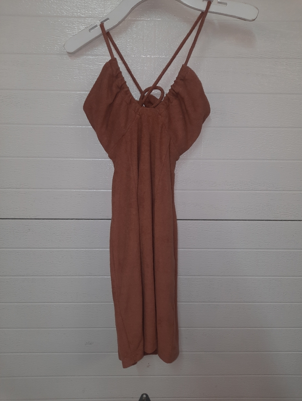 Princess Polly Rust Brown Brooke Mini Dress